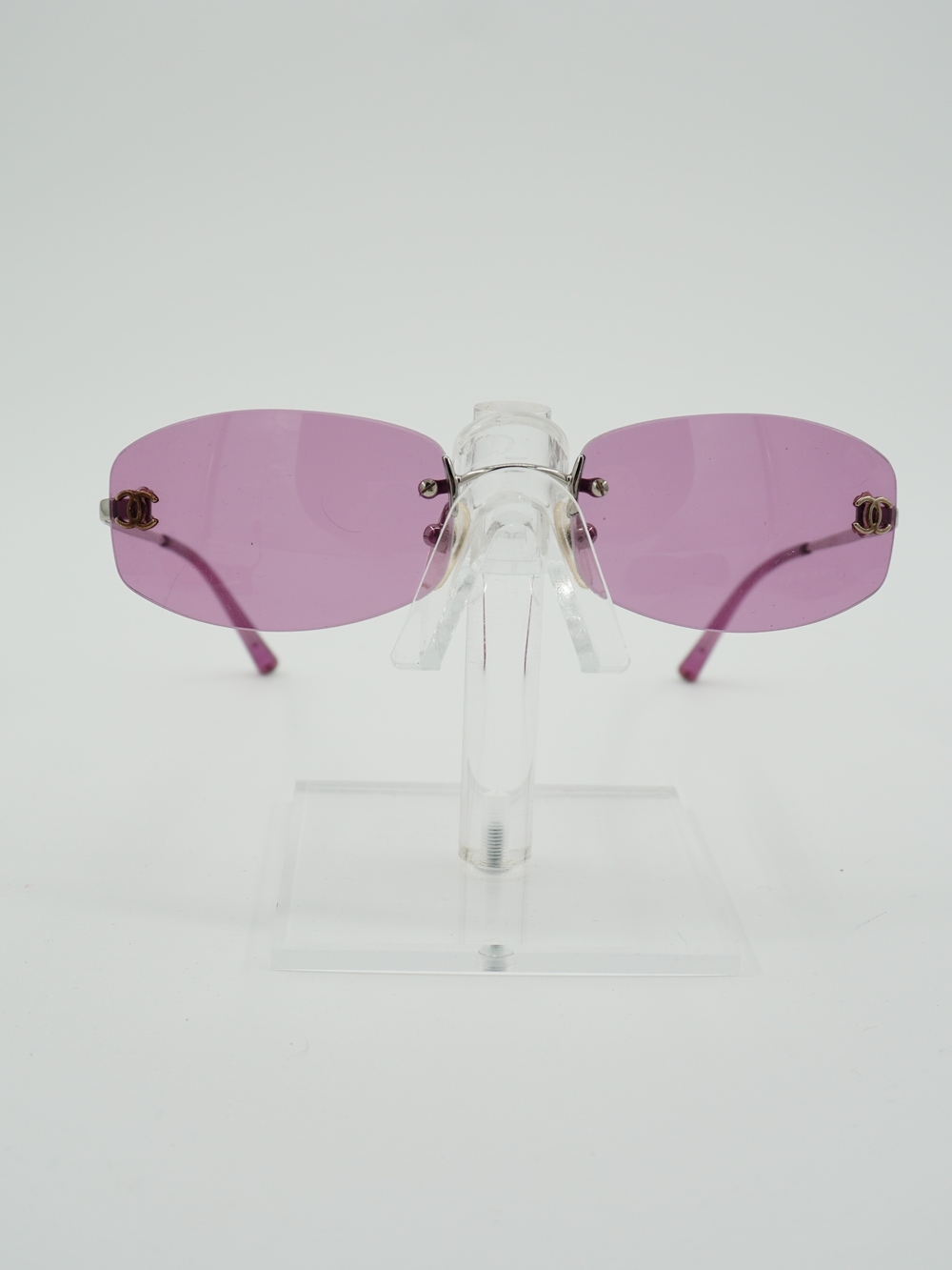 Vintage Chanel 4002 rimless sunglasses